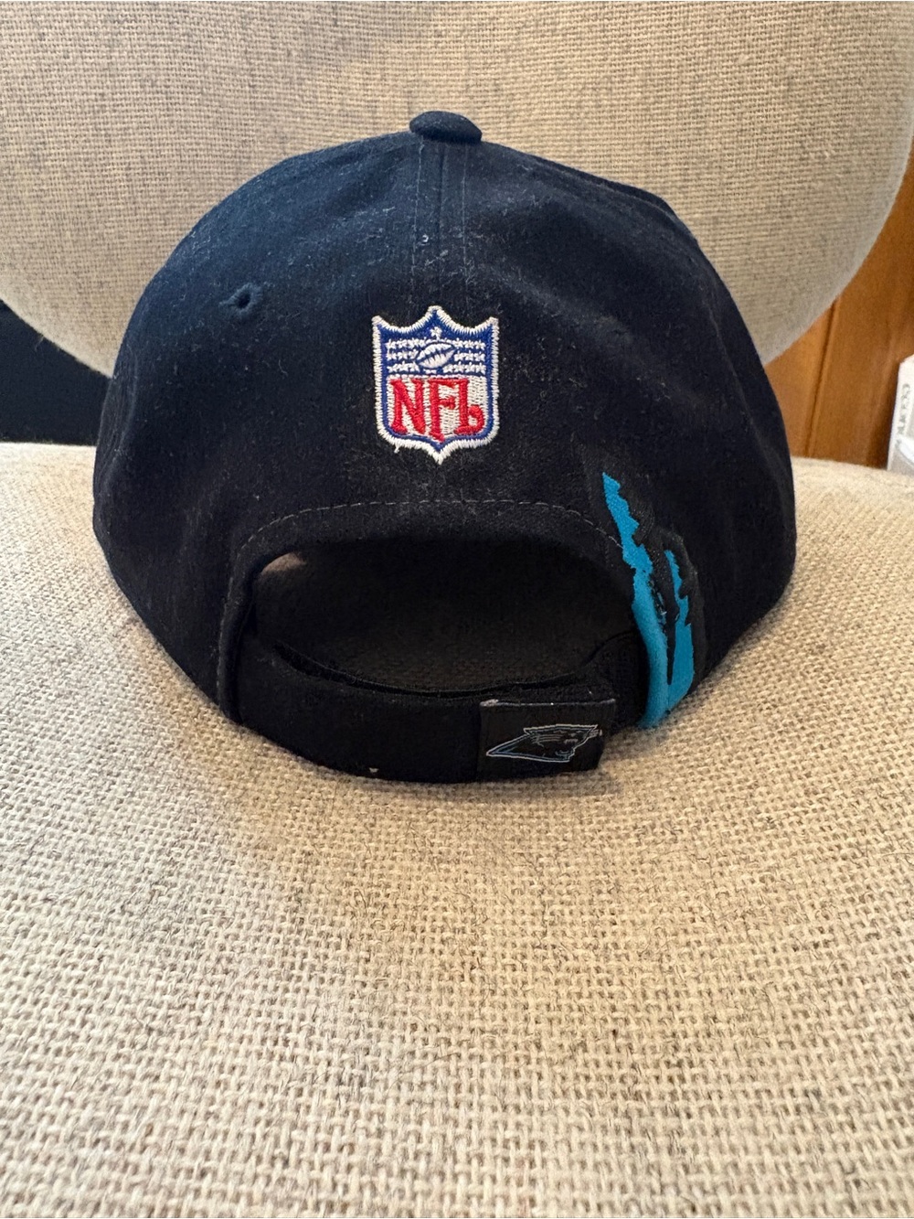 Carolina Panthers Script Logo strap back hat - Picture 3 of 3